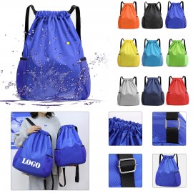 Polyester Drawstring Cinch Pack Backpack Basketball backpack with Logo