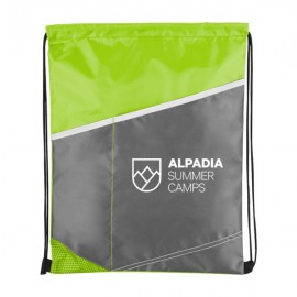 Contrast Cinch Bag with Logo