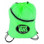 Custom Super Saver Top Zipper Drawstring Backpack