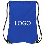 210D Polyester Promotional Custom Backpack Waterproof Drawstring Bag with Logo