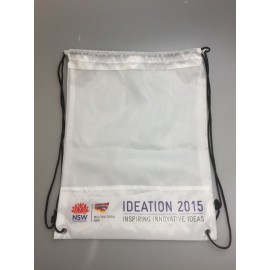 Personalized Large Mesh Drawstring Bag