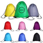 Promotional 210D Polyester Drawstring Backpack