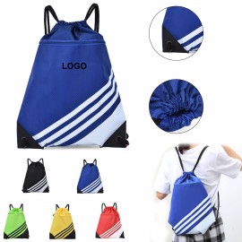 Customized Wear-resistant Nylon Drawstring Backpack