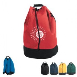 Bucket Bag Drawstring Backpack with Logo