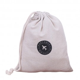 Single Side Drawstring Tote Bag with Logo