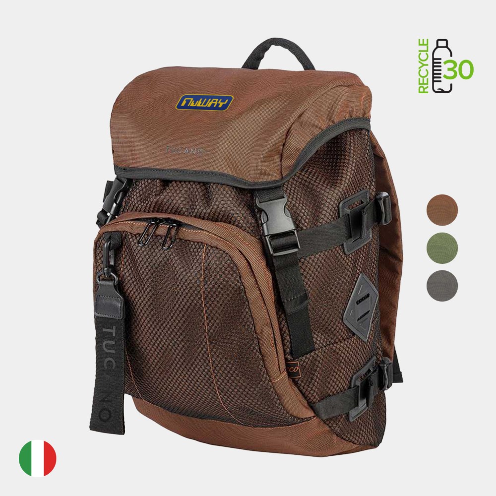 Promotional TUCANO - Italy GOAL Recycled Modern Business Backpack Promotional TUCANO - Italy GOAL Recycled Modern Business Backpack
