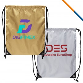 Donar Drawstring Backpacks with Logo