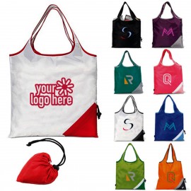 Custom Custom Folding Tote Bag with Drawstring Pouch  Custom Custom Folding Tote Bag with Drawstring Pouch