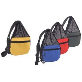 Personalized 600D Polyester w/Nylon Mesh Backpack