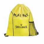 Custom Nylon Slender Drawstring Backpack