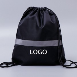 Polyester Retractable String Bag with Logo