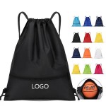 Oxford Cloth Drawstring Shoulder Bag with Logo