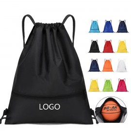 Oxford Cloth Drawstring Shoulder Bag with Logo