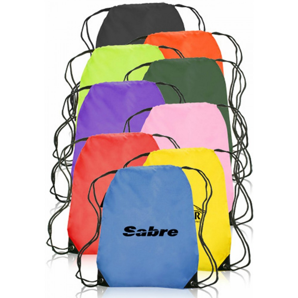 Drawstring Backpacks (14"x18") with Logo Drawstring Backpacks (14"x18") with Logo