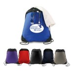 Coast to Coast Drawstring Pack with Logo