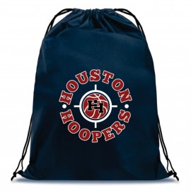 Drawstring Nylon Tote Bag with Logo