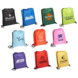 Logo Branded Quick Sling Polyester Budget Backpack