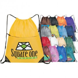 Drawstring Tote Bag with Logo