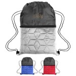 Heritage Quilted Drawstring Bag with Logo