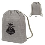 Barclay Cinch Backpack with Logo