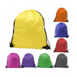 Drawstring Polyester Backpack with Logo  Drawstring Polyester Backpack with Logo