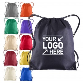 Personalized Non-Woven Drawstring Backpack 14" X 18"
