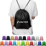 Customized 6.6 x 9.4" 210D Polyester Drawstring Bag