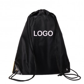 Drawstring Backpack with Logo