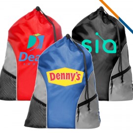 Mitel Drawstring Backpacks with Logo  Mitel Drawstring Backpacks with Logo