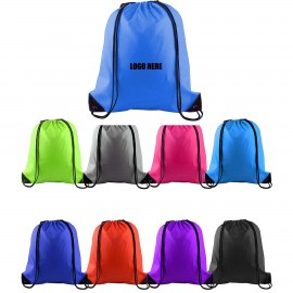 Drawstring Backpack with Logo