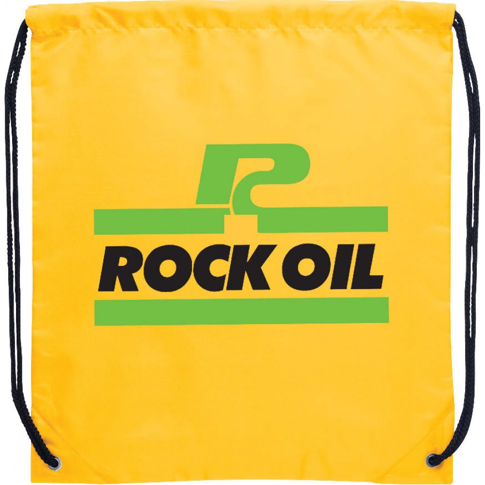 Oriole Polyester Drawstring Bag with Logo Oriole Polyester Drawstring Bag with Logo