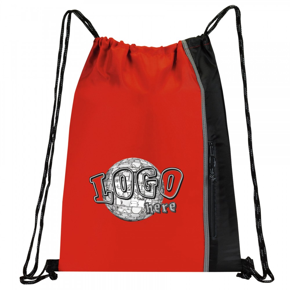 Drawstring Sports Pack with Logo