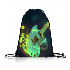 14" x 17" Dye-Sublimated Drawstring Backpack with Logo