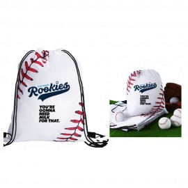 Baseball shape Backpack with Logo