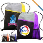 Customized Laya Drawstring Backpacks