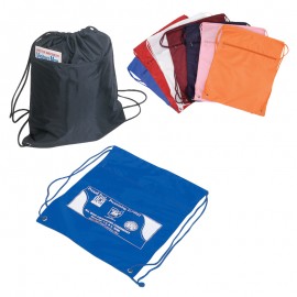 Personalized Deluxe Drawstring Tote Bag  Personalized Deluxe Drawstring Tote Bag