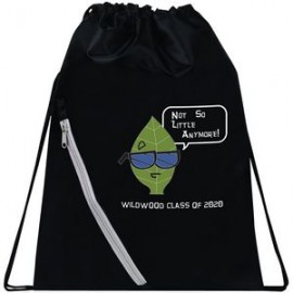 Personalized Zipper Pocket Drawstring Backpack  Personalized Zipper Pocket Drawstring Backpack