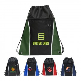 Custom Headphone Outlet Drawstring Bag