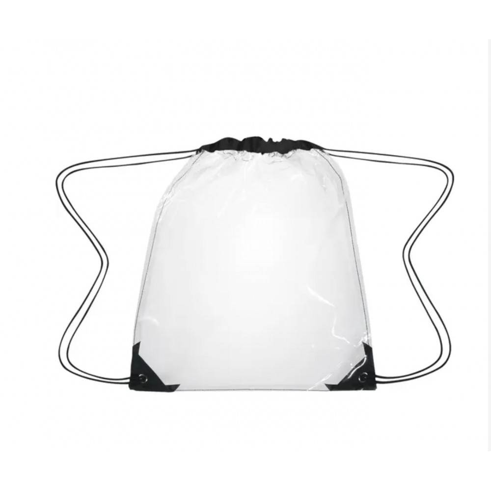 Promotional Clear Drawstring Backpacks