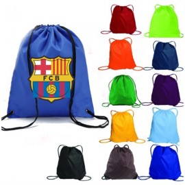 Personalized Solid Nylon 210D Drawstring Backpack