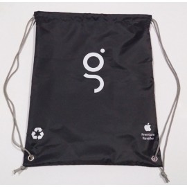 RPET Drawstring Bag with Logo  RPET Drawstring Bag with Logo