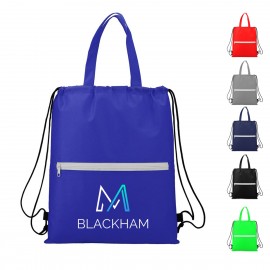 Budget Non-Woven Drawstring Bag with Logo  Budget Non-Woven Drawstring Bag with Logo