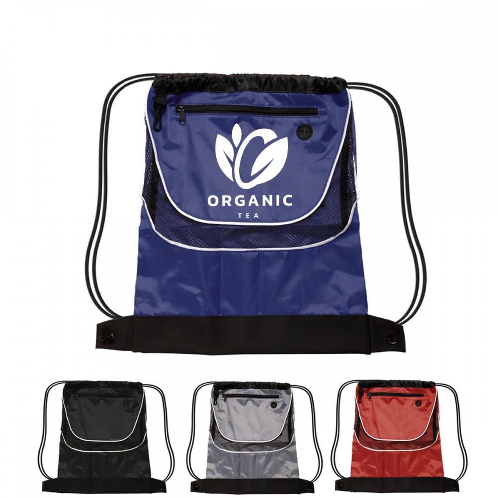 Promotional Polyester Drawstring Backpack
