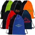 Personalized Sport Mesh Pocket Drawstring Backpack