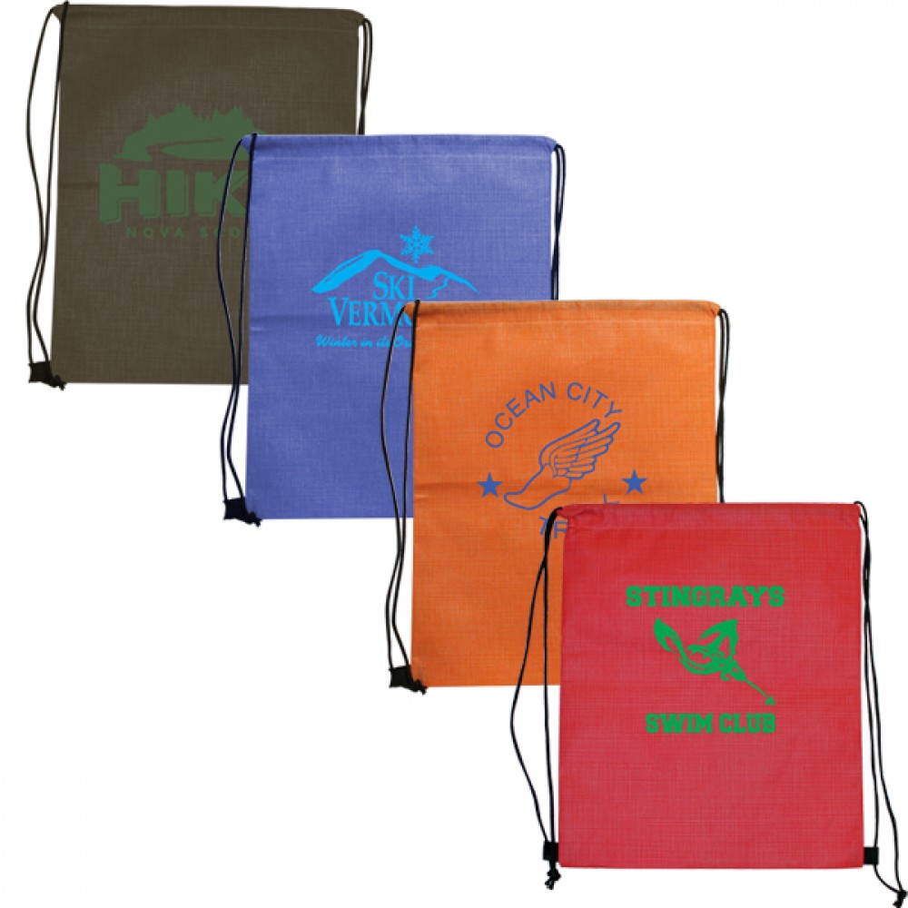 Custom Criss Cross NW Drawstring Backpack