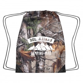 RealTree Drawstring Sports Pack with Logo