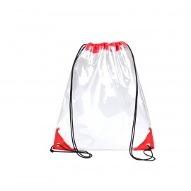Personalized Translucent Clear PVC Drawstring Backpack