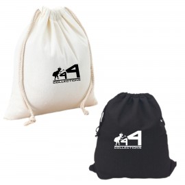 Canvas Drawstring Bag with Logo  Canvas Drawstring Bag with Logo