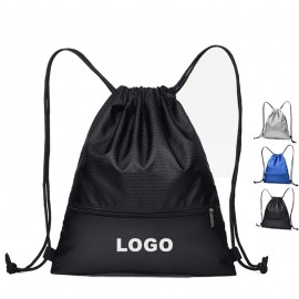 420D Nylon Drawstring Bag with Logo  420D Nylon Drawstring Bag with Logo