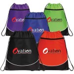 Atlantis Drawstring Backpack with Logo